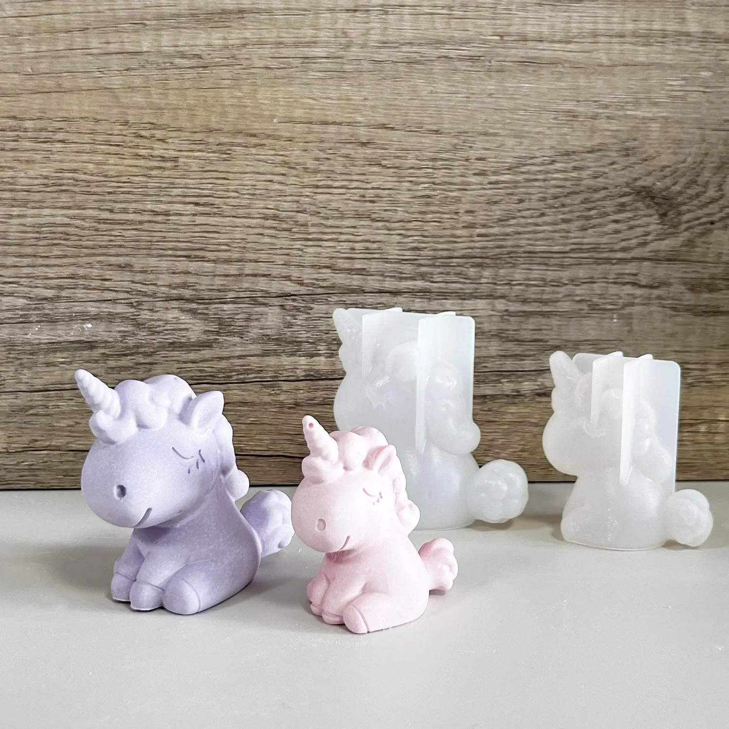 Soap Making Activity - 3D Geometric Silicone Unicorn Cat Deer