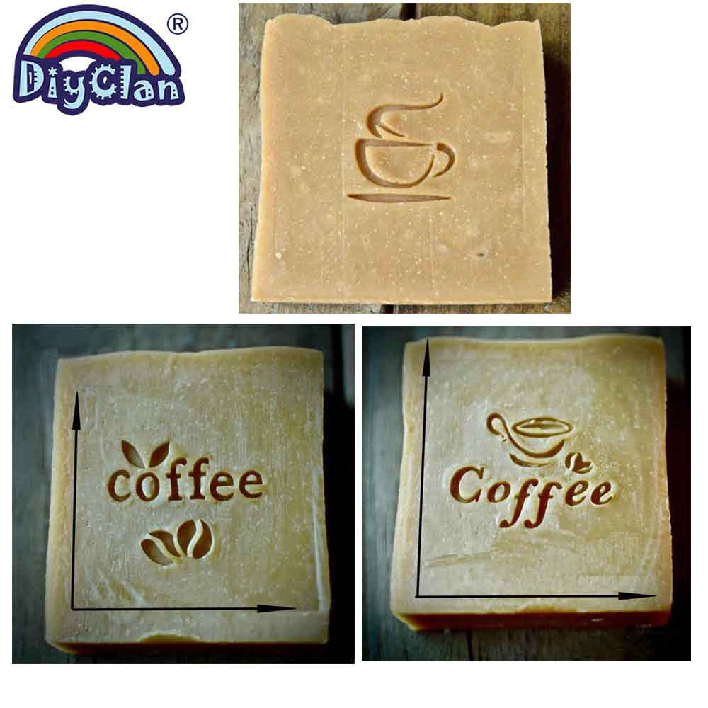 Soap Making Business - Coffee Bean Pattern Handmade Soap Stamp