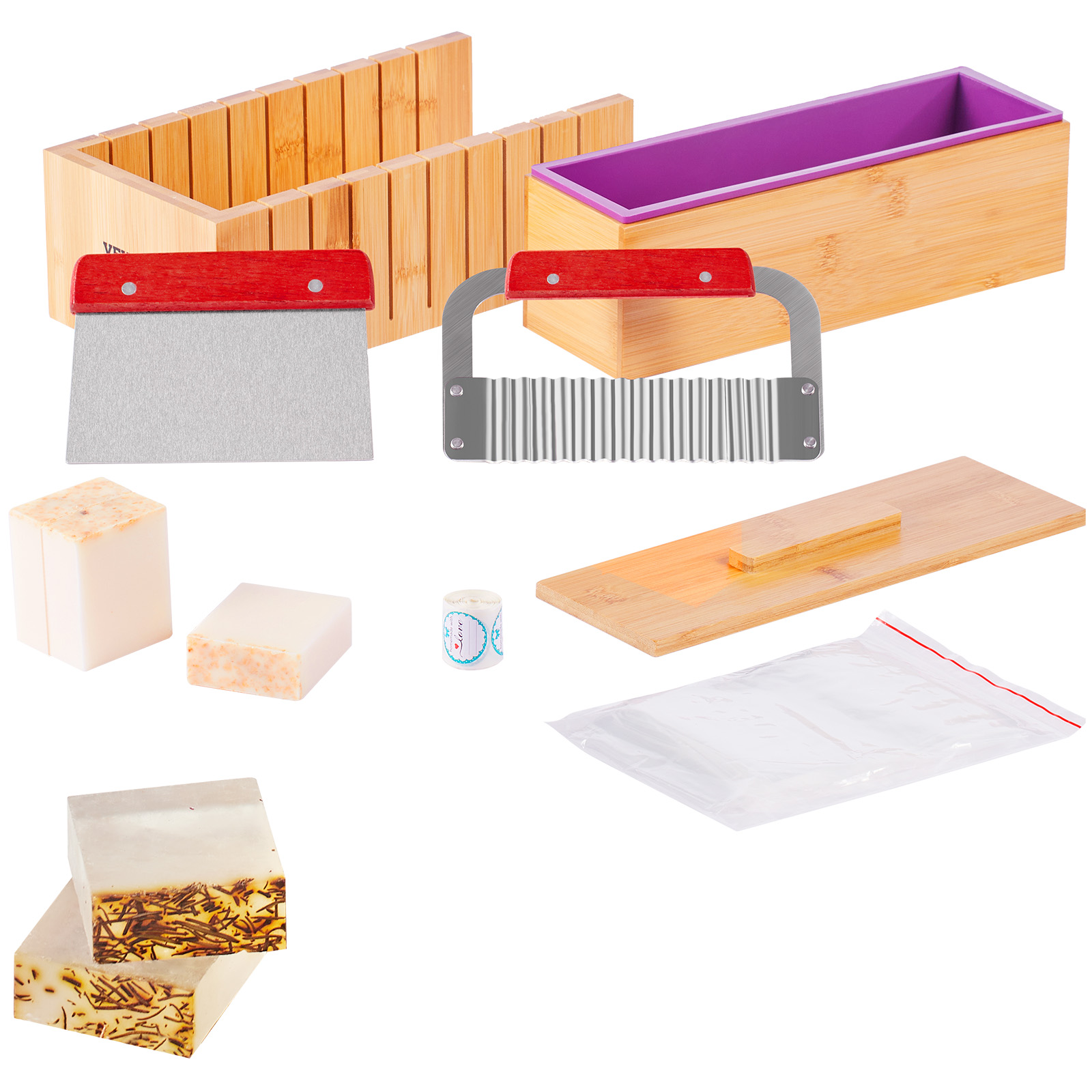 Soap Making Activity - VEVOR Soap Making Kit Bamboo Cutting