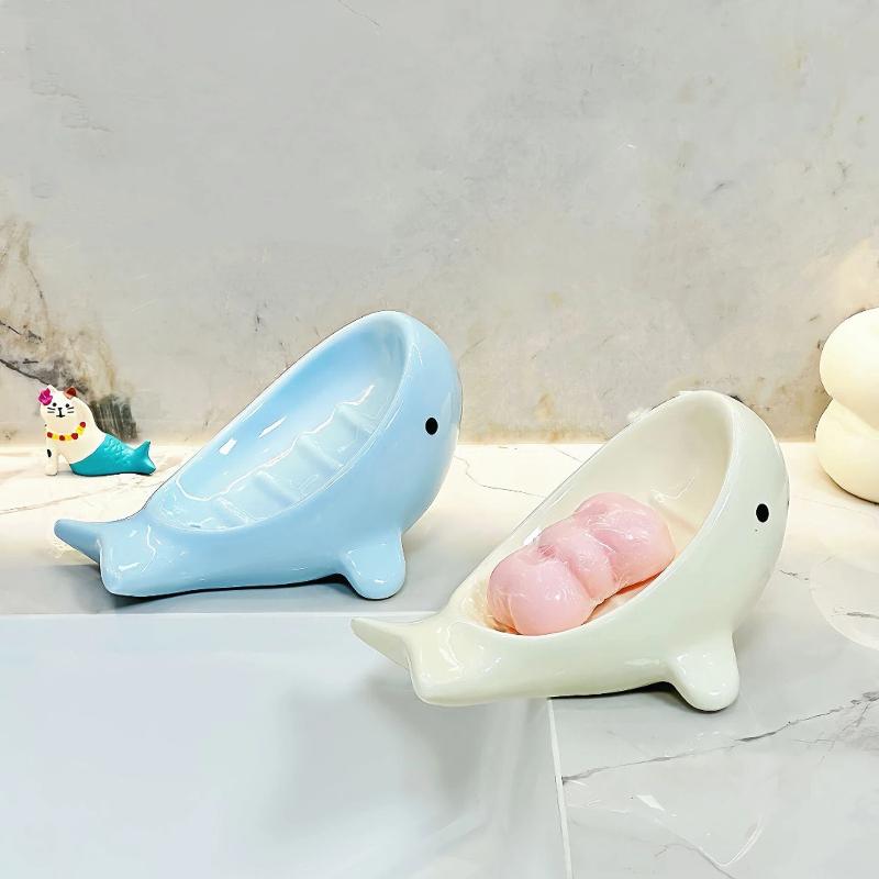 New Sale Creative Whale Soap D - огляд і ціна Soap Dish Draining