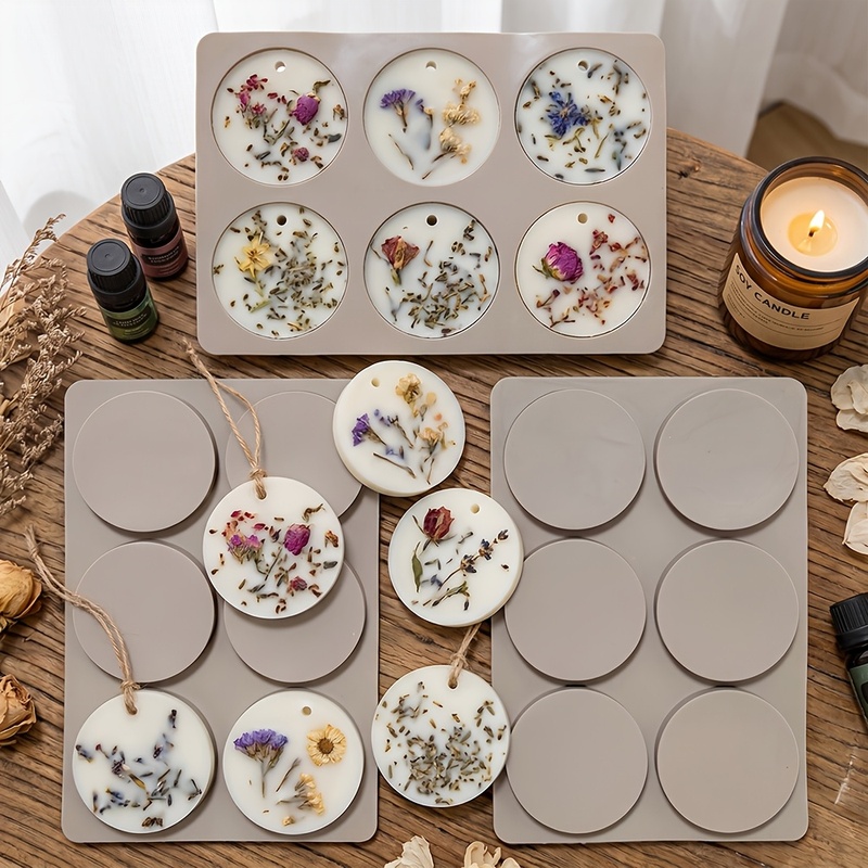 6-Cavity Round Tag Silicone Mo - огляд і ціна Soap Making Activity