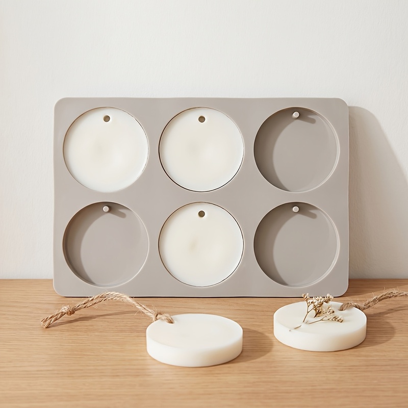 6-Cavity Round Tag Silicone Mo - огляд і ціна Soap Making Activity