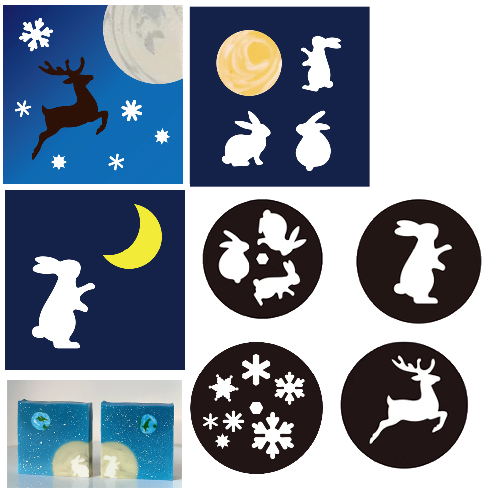 Cartoon Pattern Disc Design Cl - огляд і ціна Soap Making Hobby