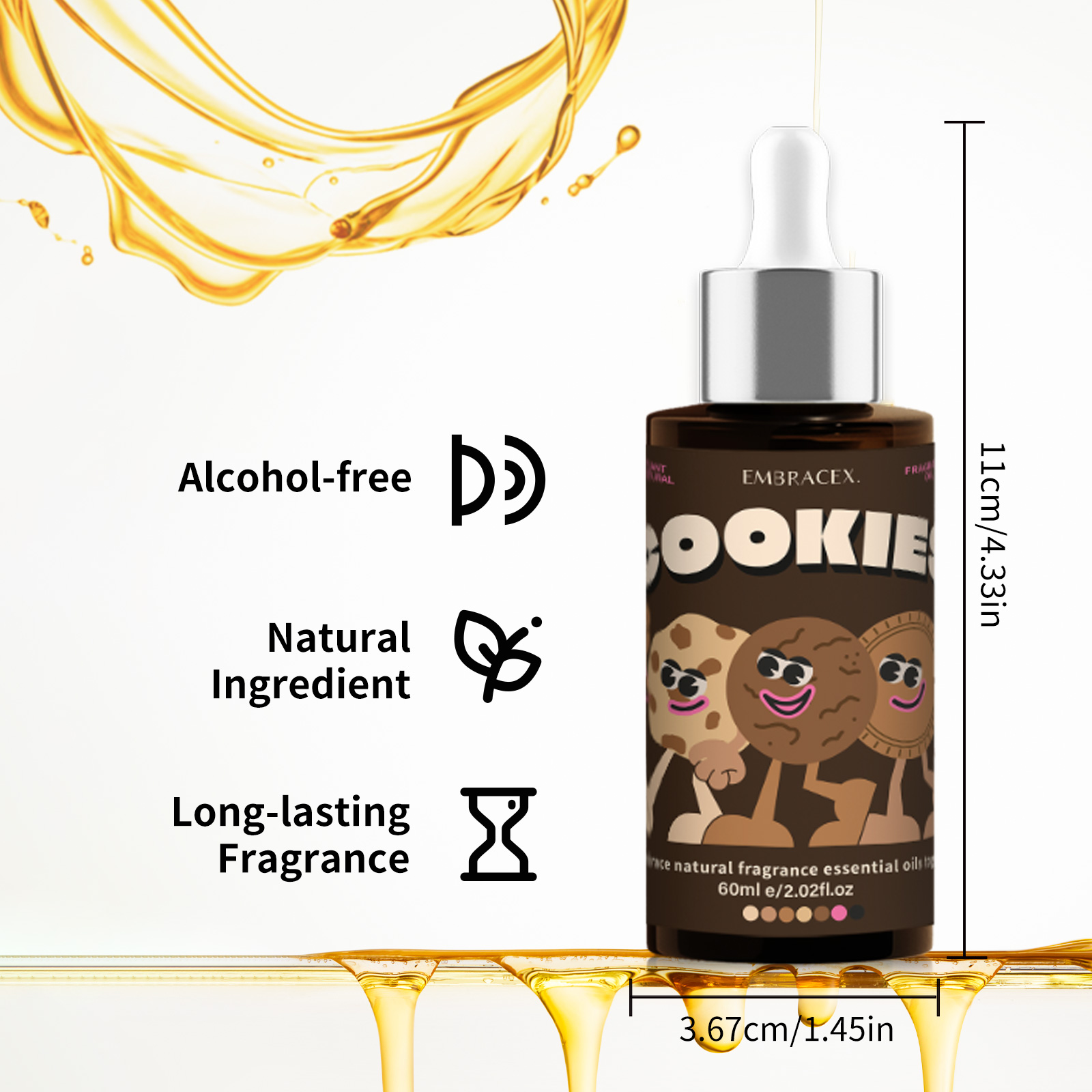 60ml Cookies Fragrance Oils Sk - огляд і ціна Soap Making Friend