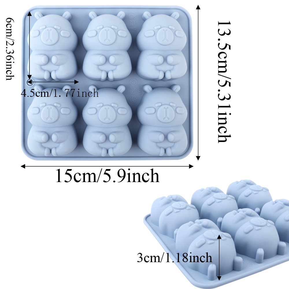 1 Silicone Cake Mold in the Sh - огляд і ціна Soap Making Activity