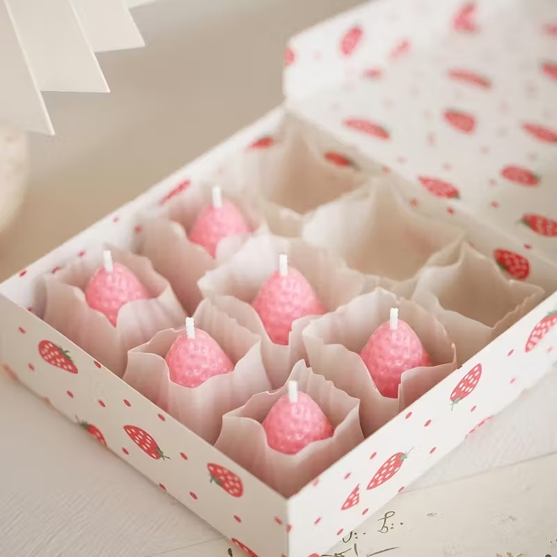 Strawberry Silicone Candle Mol - огляд і ціна Soap Making Bar
