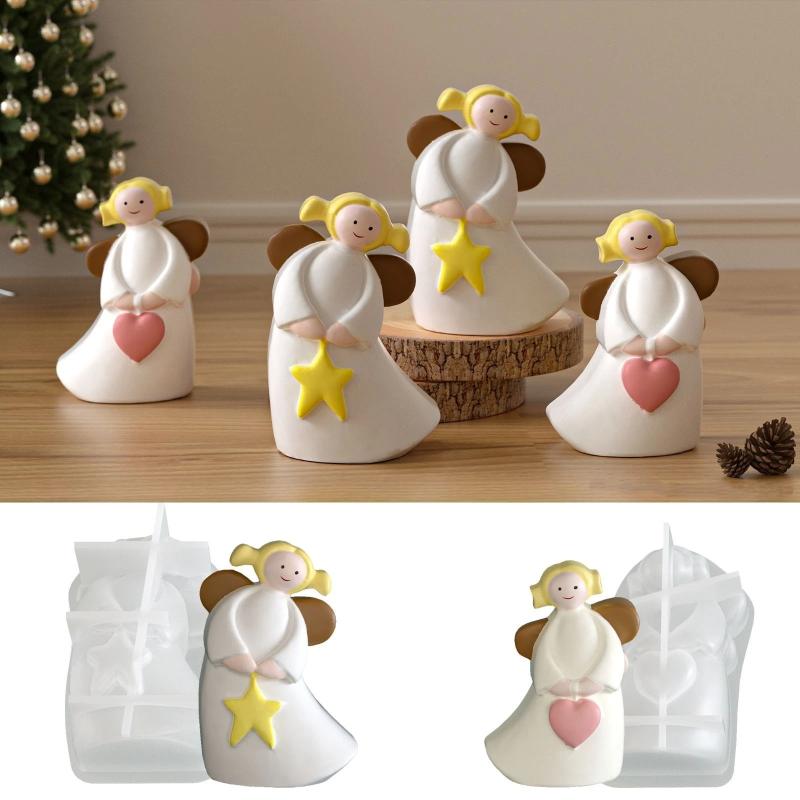 Love Angel Gypsum Mold Candle  - огляд і ціна Soap Making Bar