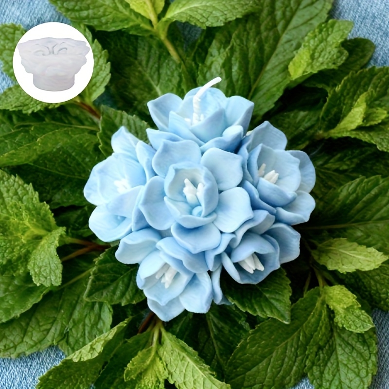 1 Hydrangea Candle Silicone Mo - огляд і ціна Soap Making Bar