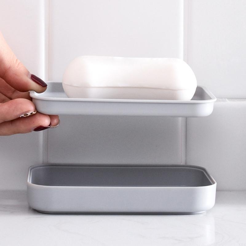 2PCS Soap Dish Plastic Soap Ho - огляд і ціна Soap Dish Draining