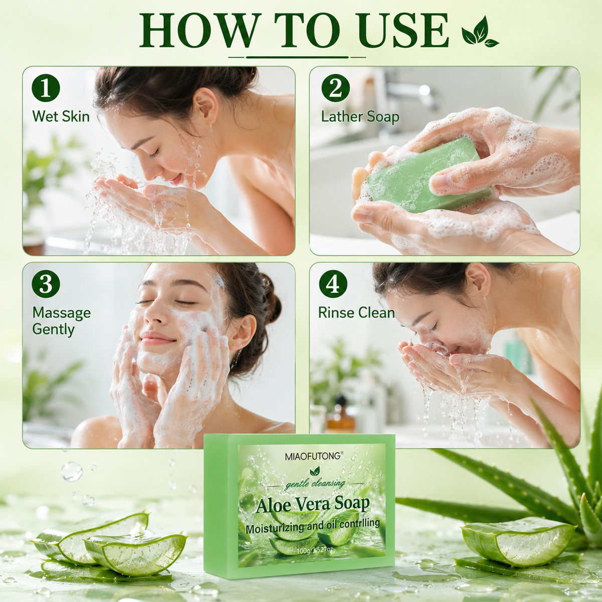 4 In 1 Aloe Vera Handmade Esse - огляд і ціна Castor Oil Soap