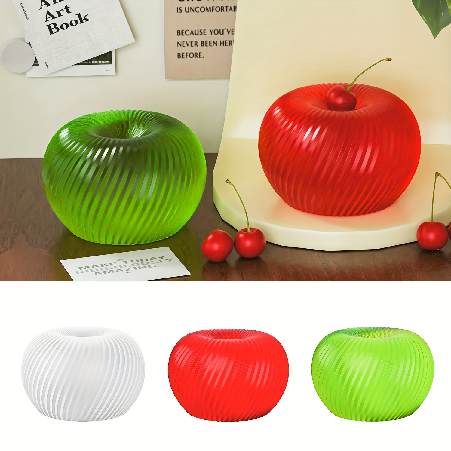 A trendy red apple silicone mo - огляд і ціна Soap Making Bar