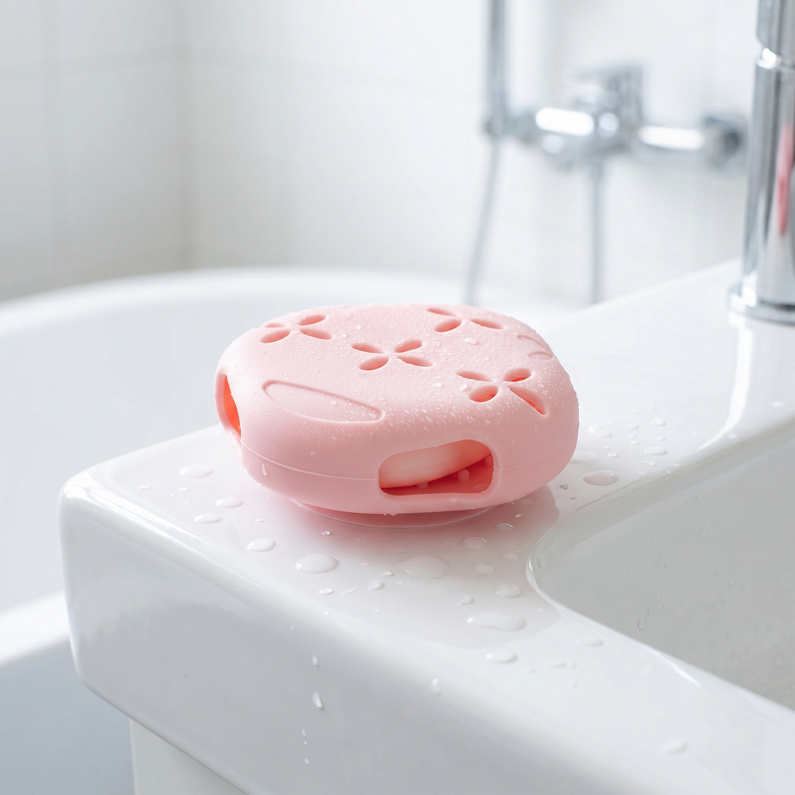 Silicone Shower Steamer Tray P - огляд і ціна Soap Dish Draining